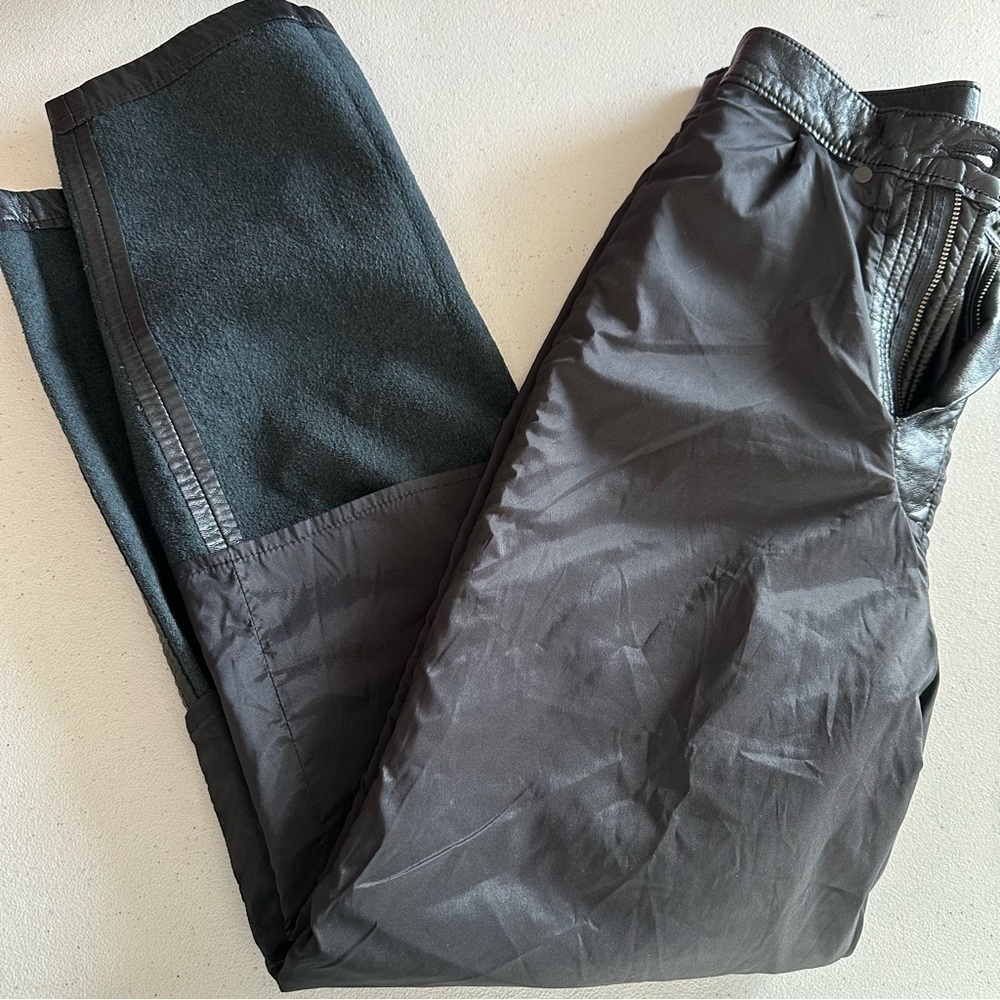 AGOLDE Recycled Leather Fitted 90s Pinch Waist women’s Pants - Picture 8 of 14